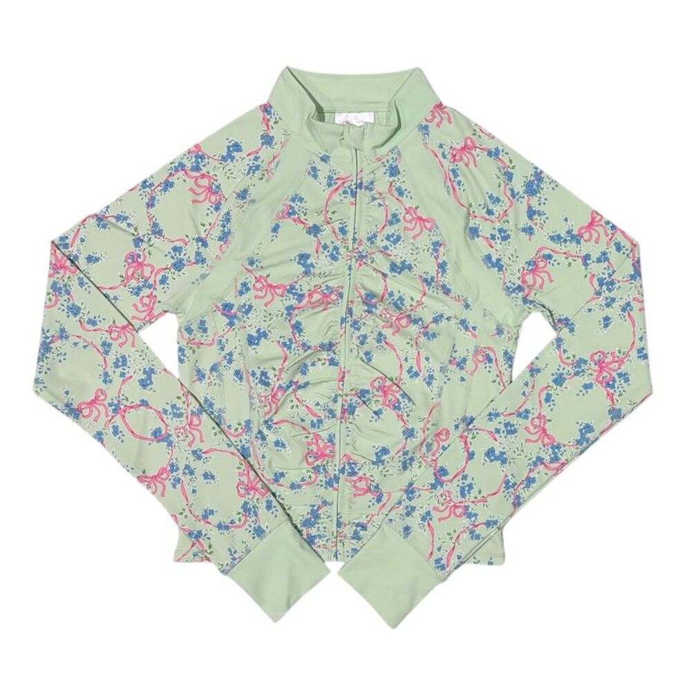 Treasures by Shabby Chic Women's Lightweight Athletic Fit Active Jacket - Green